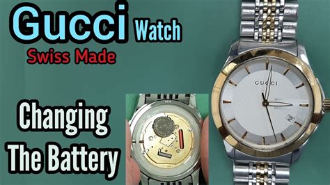 how to replace women gucci 7800s watch battery|gucci 126.5 battery replacement.